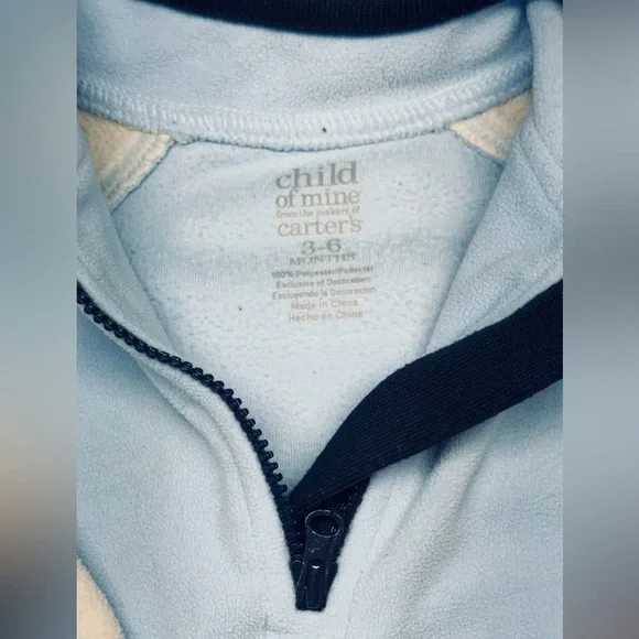 Carter’s Polar Bear Fleece Outfit (Size 3–6 Months) - Picture 6 of 14